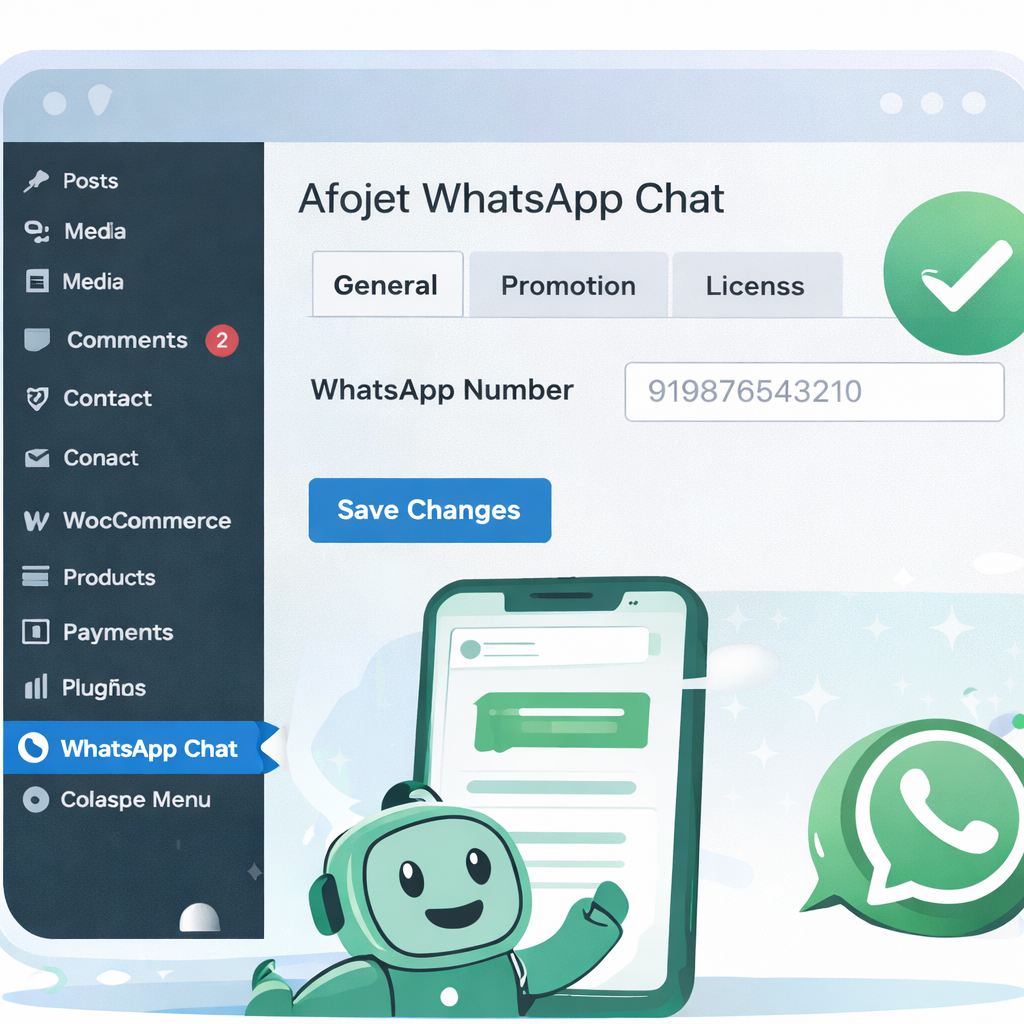 WhatsApp Chat Admin Settings